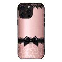 Θήκη Sonique DIVA Series για Apple iPhone 16 Pro Max Λεοπάρ Φιόγκος – Ροζ