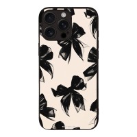 Θήκη Sonique DIVA Series για Apple iPhone 16 Pro Max Μαύρα Φιογκάκια