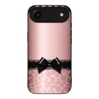 Θήκη Sonique DIVA Series για Apple iPhone 17 Air Λεοπάρ Φιόγκος – Ροζ