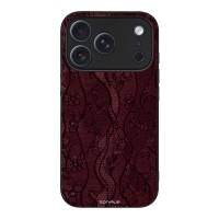 Θήκη Sonique DIVA Series για Apple iPhone 17 Pro Βουργουνδί Δαντέλα
