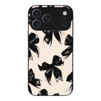 Θήκη Sonique DIVA Series για Apple iPhone 17 Pro Max Μαύρα Φιογκάκια
