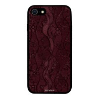 Θήκη Sonique DIVA Series για Apple iPhone 7 / iPhone 8 / iPhone SE 2020 / iPhone SE 2022 Βουργουνδί Δαντέλα