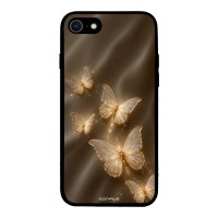 Θήκη Sonique DIVA Series για Apple iPhone 7 / iPhone 8 / iPhone SE 2020 / iPhone SE 2022 Χρυσές Πεταλούδες