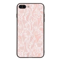 Θήκη Sonique DIVA Series για Apple iPhone 7 Plus / iPhone 8 Plus Ροζ Δαντέλα