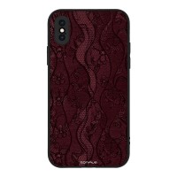 Θήκη Sonique DIVA Series για Apple iPhone X / iPhone XS Βουργουνδί Δαντέλα