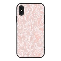Θήκη Sonique DIVA Series για Apple iPhone X / iPhone XS Ροζ Δαντέλα