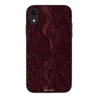 Θήκη Sonique DIVA Series για Apple iPhone XR Βουργουνδί Δαντέλα