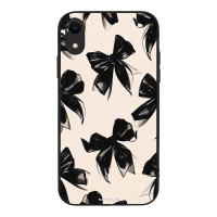 Θήκη Sonique DIVA Series για Apple iPhone XR Μαύρα Φιογκάκια