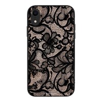 Θήκη Sonique DIVA Series για Apple iPhone XR Μαύρη Δαντέλα