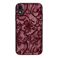 Θήκη Sonique DIVA Series για Apple iPhone XR Μπορντό Δαντέλα