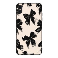 Θήκη Sonique DIVA Series για Apple iPhone XS MAX Μαύρα Φιογκάκια