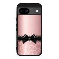 Θήκη Sonique DIVA Series για Google Pixel 8a 5G Λεοπάρ Φιόγκος – Ροζ