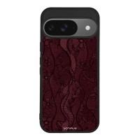 Θήκη Sonique DIVA Series για Google Pixel 9 5G Βουργουνδί Δαντέλα