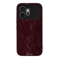 Θήκη Sonique DIVA Series για Honor 600 5G Βουργουνδί Δαντέλα
