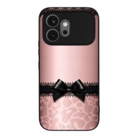 Θήκη Sonique DIVA Series για Honor 600 5G Λεοπάρ Φιόγκος – Ροζ