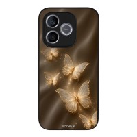 Θήκη Sonique DIVA Series για Honor 600 Lite 5G Χρυσές Πεταλούδες