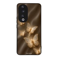 Θήκη Sonique DIVA Series για Honor 90 5G Χρυσές Πεταλούδες