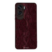Θήκη Sonique DIVA Series για Honor 90 Lite 5G Βουργουνδί Δαντέλα