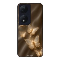 Θήκη Sonique DIVA Series για Honor 90 Smart 5G / Honor X7b Χρυσές Πεταλούδες