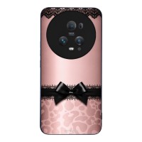 Θήκη Sonique DIVA Series για Honor Magic5 Pro 5G Λεοπάρ Φιόγκος – Ροζ