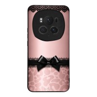 Θήκη Sonique DIVA Series για Honor Magic6 Pro 5G Λεοπάρ Φιόγκος – Ροζ