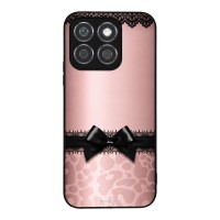 Θήκη Sonique DIVA Series για Honor X8b Λεοπάρ Φιόγκος – Ροζ