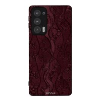 Θήκη Sonique DIVA Series για Motorola Edge 20 5G Βουργουνδί Δαντέλα