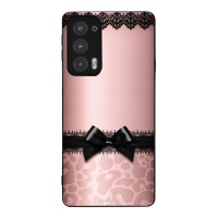 Θήκη Sonique DIVA Series για Motorola Edge 20 5G Λεοπάρ Φιόγκος – Ροζ