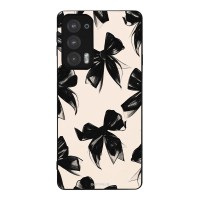 Θήκη Sonique DIVA Series για Motorola Edge 20 5G Μαύρα Φιογκάκια