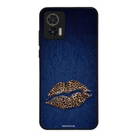 Θήκη Sonique DIVA Series για Motorola Edge 30 Neo 5G Denim Leopard