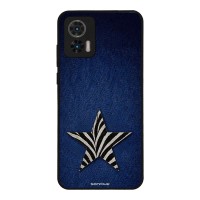 Θήκη Sonique DIVA Series για Motorola Edge 30 Neo 5G Denim Zebra