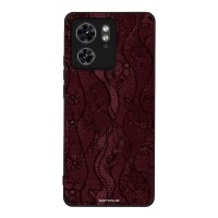 Θήκη Sonique DIVA Series για Motorola Edge 40 5G Βουργουνδί Δαντέλα