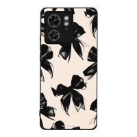 Θήκη Sonique DIVA Series για Motorola Edge 40 5G Μαύρα Φιογκάκια
