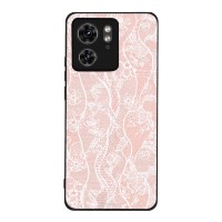 Θήκη Sonique DIVA Series για Motorola Edge 40 5G Ροζ Δαντέλα