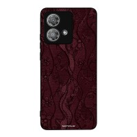Θήκη Sonique DIVA Series για Motorola Edge 40 Neo 5G Βουργουνδί Δαντέλα