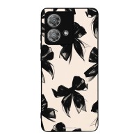 Θήκη Sonique DIVA Series για Motorola Edge 40 Neo 5G Μαύρα Φιογκάκια