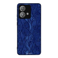 Θήκη Sonique DIVA Series για Motorola Edge 40 Neo 5G Μπλε Δαντέλα