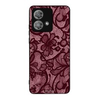 Θήκη Sonique DIVA Series για Motorola Edge 40 Neo 5G Μπορντό Δαντέλα