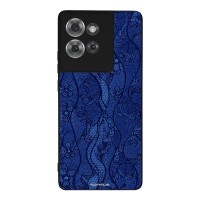 Θήκη Sonique DIVA Series για Motorola Edge 50 5G Μπλε Δαντέλα
