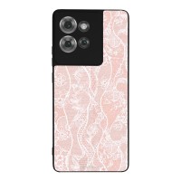 Θήκη Sonique DIVA Series για Motorola Edge 50 5G Ροζ Δαντέλα