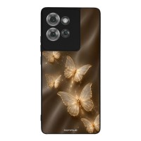 Θήκη Sonique DIVA Series για Motorola Edge 50 5G Χρυσές Πεταλούδες