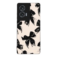 Θήκη Sonique DIVA Series για Motorola Edge 50 Fusion 5G Μαύρα Φιογκάκια