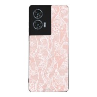 Θήκη Sonique DIVA Series για Motorola Edge 50 Fusion 5G Ροζ Δαντέλα