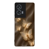 Θήκη Sonique DIVA Series για Motorola Edge 50 Fusion 5G Χρυσές Πεταλούδες