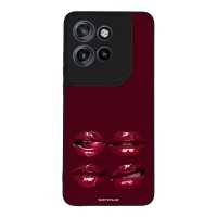 Θήκη Sonique DIVA Series για Motorola Edge 50 Neo 5G / Edge 60 Neo 5G Κόκκινα Χείλη