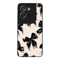 Θήκη Sonique DIVA Series για Motorola Edge 50 Neo 5G / Edge 60 Neo 5G Μαύρα Φιογκάκια