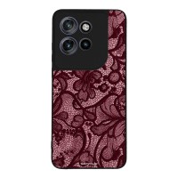 Θήκη Sonique DIVA Series για Motorola Edge 50 Neo 5G / Edge 60 Neo 5G Μπορντό Δαντέλα