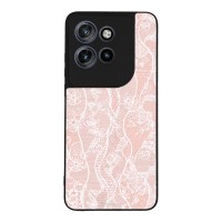Θήκη Sonique DIVA Series για Motorola Edge 50 Neo 5G / Edge 60 Neo 5G Ροζ Δαντέλα