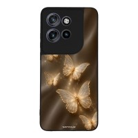 Θήκη Sonique DIVA Series για Motorola Edge 50 Neo 5G / Edge 60 Neo 5G Χρυσές Πεταλούδες