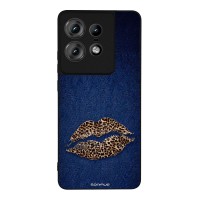 Θήκη Sonique DIVA Series για Motorola Edge 50 Pro 5G Denim Leopard